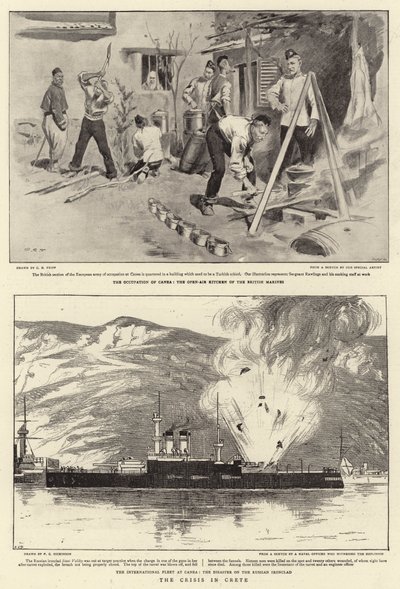 The Crisis in Crete by Charles Edwin Fripp